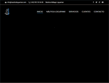 Tablet Screenshot of nauticaloguemar.com